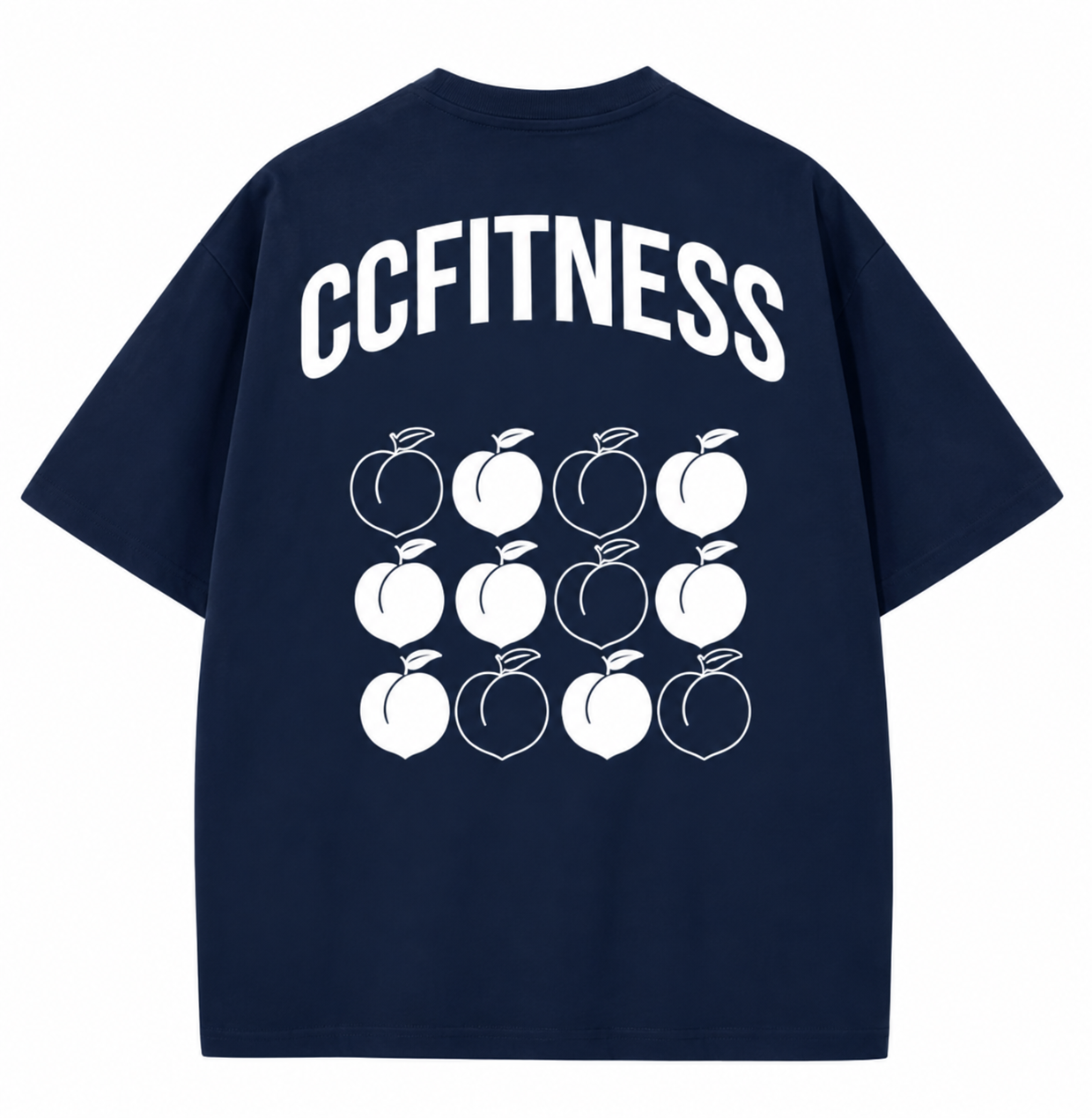 CCFITNESS Oversized Peach T-shirt