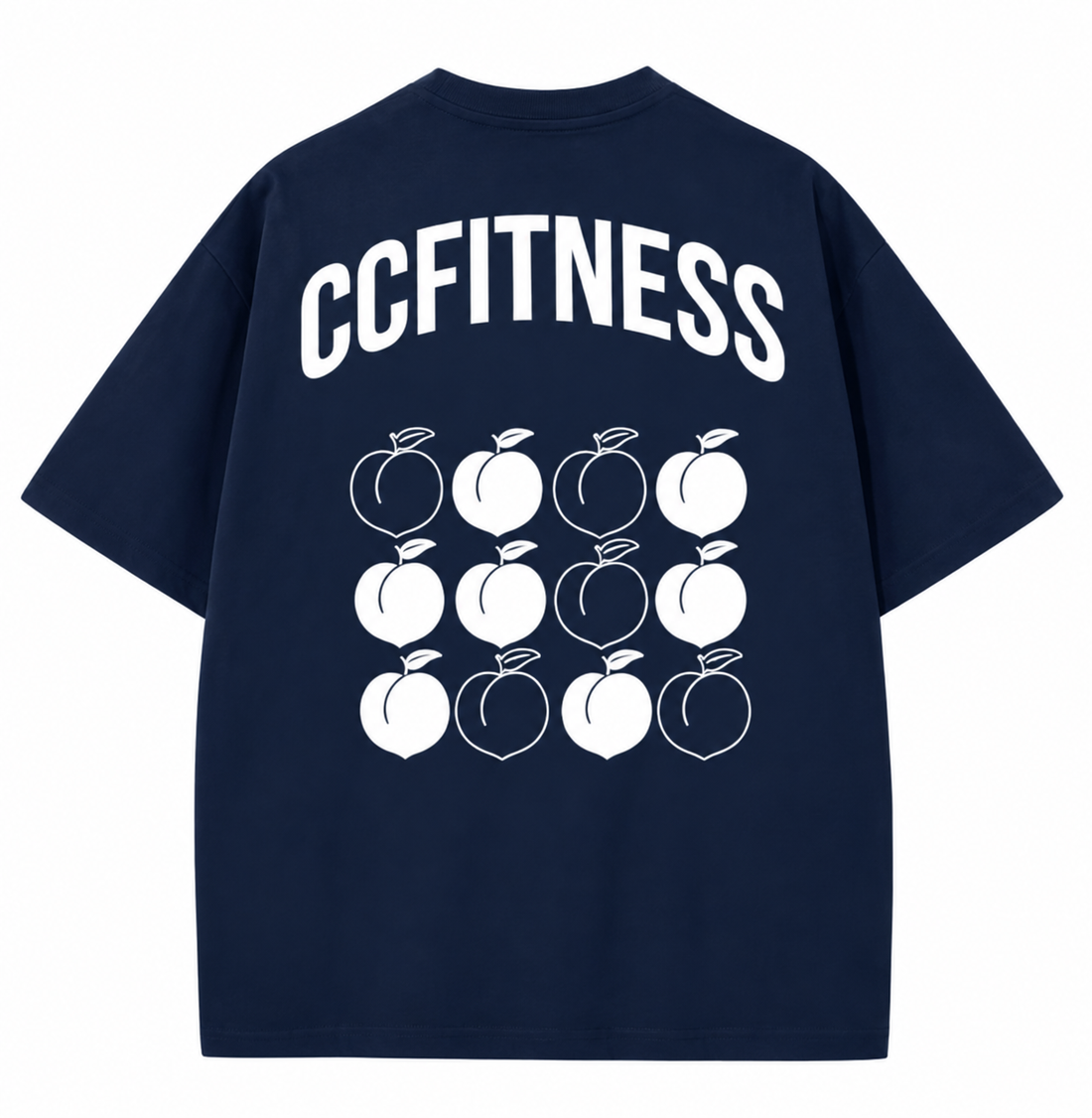 CCFITNESS Oversized Peach T-shirt