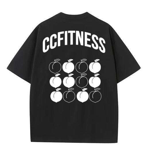 CCFITNESS Oversized Peach T-shirt