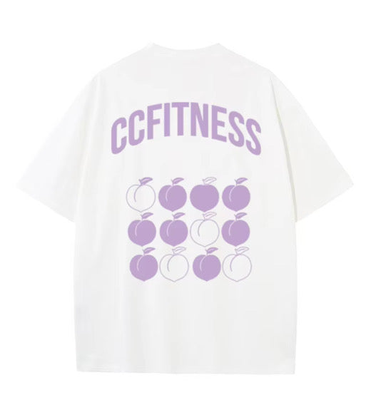 CCFITNESS Oversized Peach T-shirt