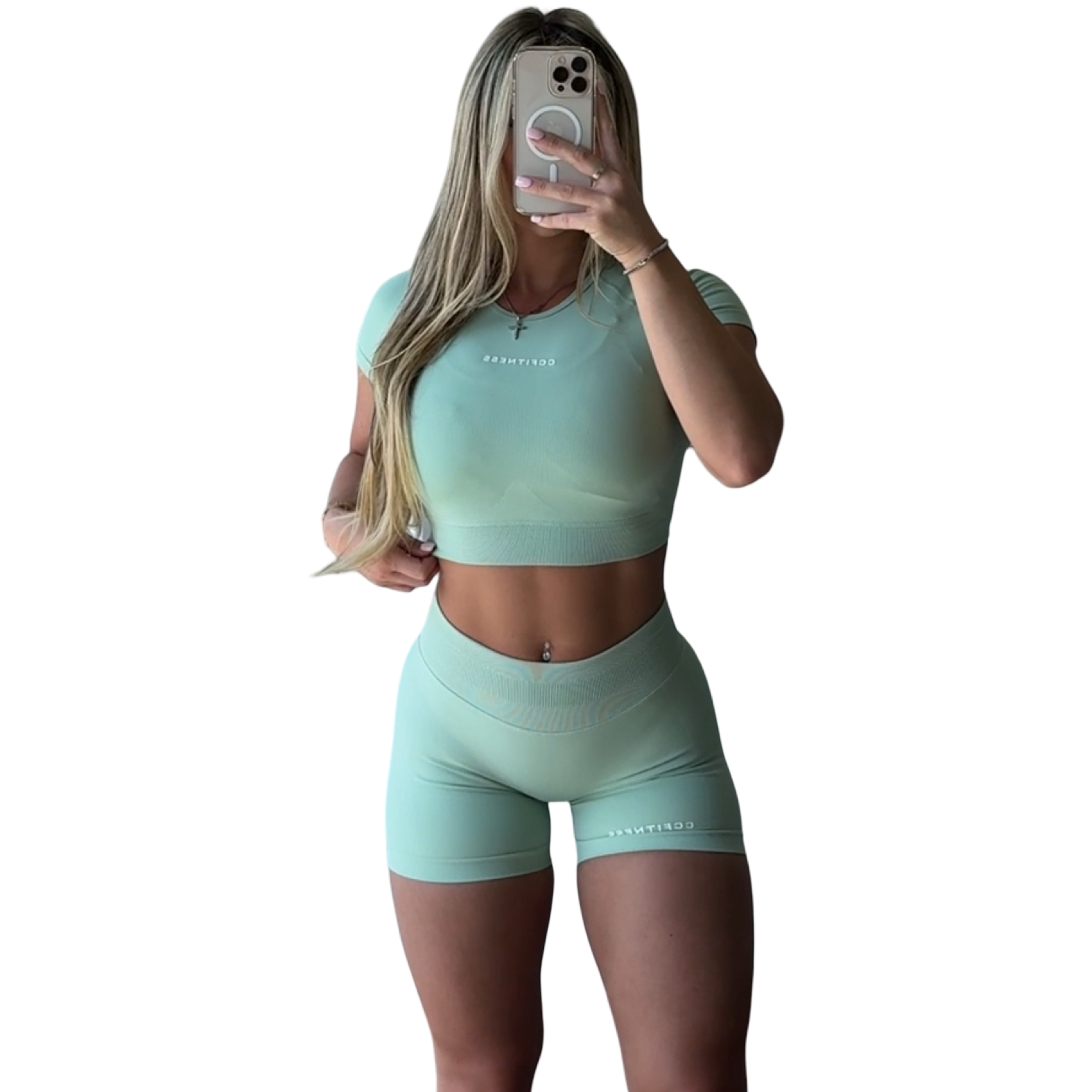 Mint Two Piece Active Set